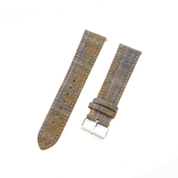 LIGHT BROWN w BLUE/TAN CHECK