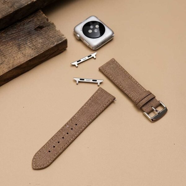 Apple Watch TAN solid weave effect